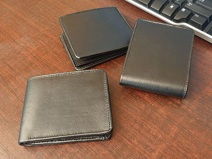 11.11 Sale Pure Sheep Leather Wallets for Men with 12 Pockets - Image 4