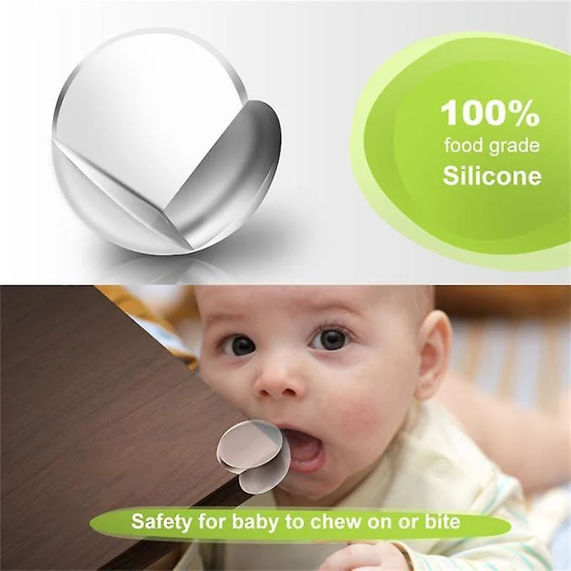 12/20 Pcs Transparent Baby Kids Safety Silicone Protector For Corner Edge Protection - Image 7