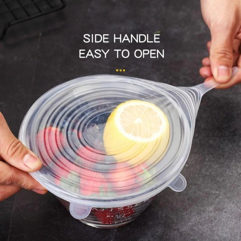 12 Pcs Covers Stretchable Silicone Food Lids for Reusable Seal - Image 7