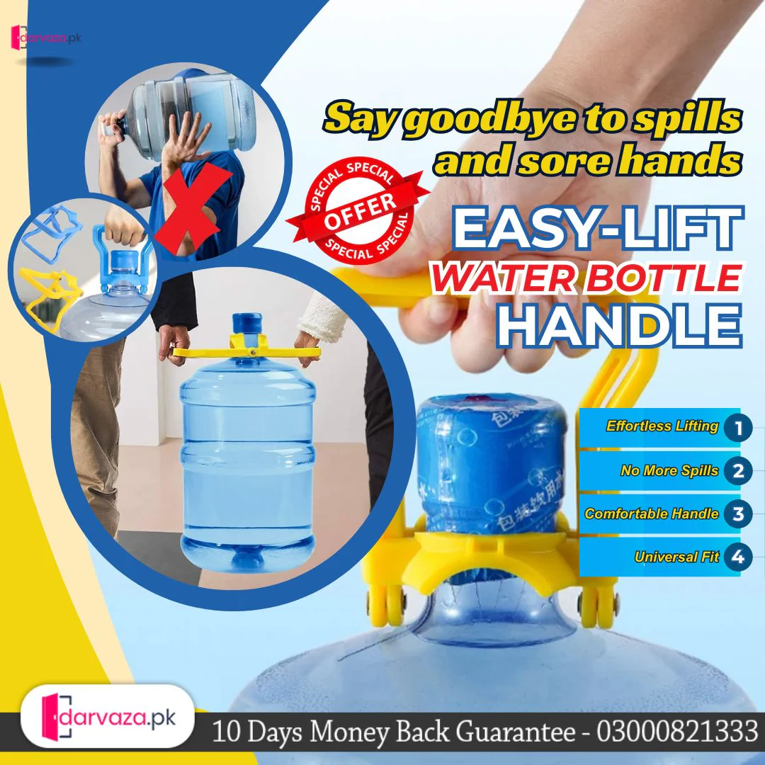 3 Pcs Easy-Lift Water Bottle Portable Ring Handle Lifter for Mineral Water Buckets - Image 2