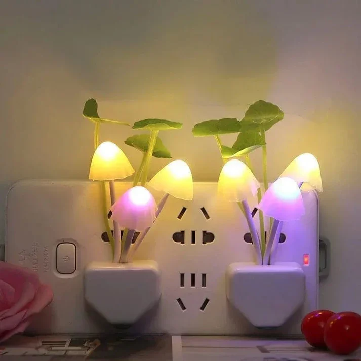 2Pcs Sensor LED Mushroom Night Light - Image 2