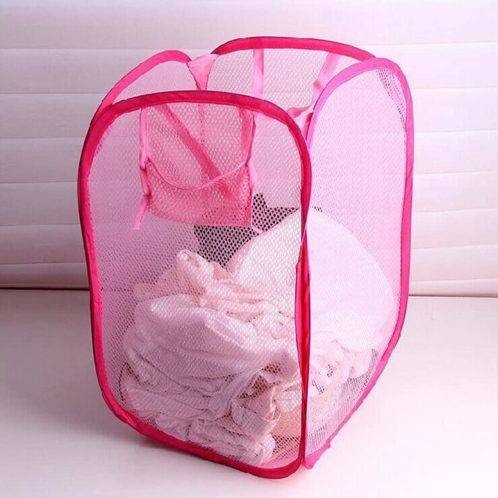 3 Mesh Popup Laundry Hamper Foldable & Portable Basket Organizer (3 Pcs) - Image 6