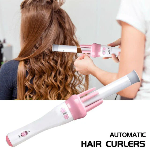 360° Rotation Automatic Ceramic Hair Roller Curling Iron Styling Wand - Ceramic Professional Automatic Curler - Image 2