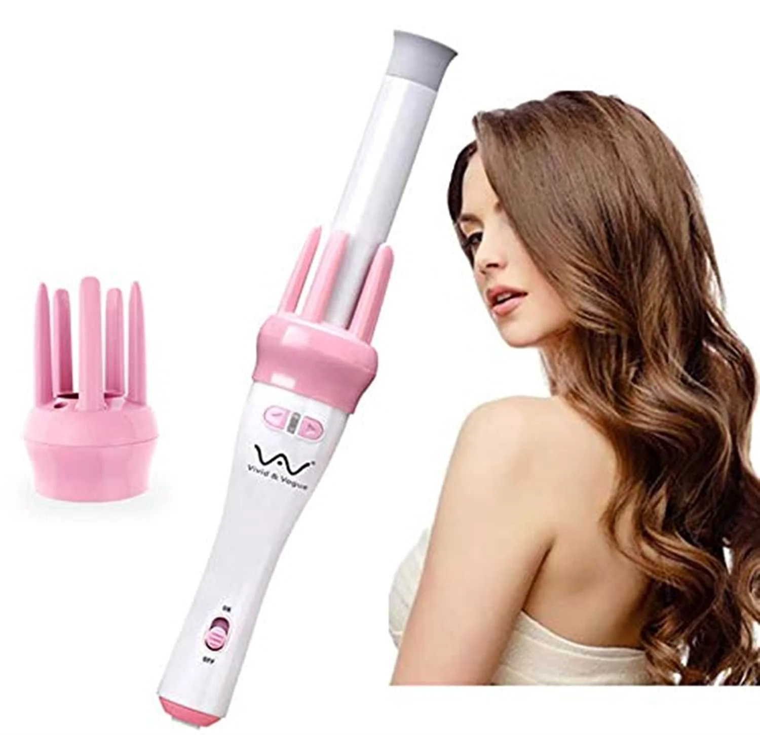 360° Rotation Automatic Ceramic Hair Roller Curling Iron Styling Wand - Ceramic Professional Automatic Curler - Image 8