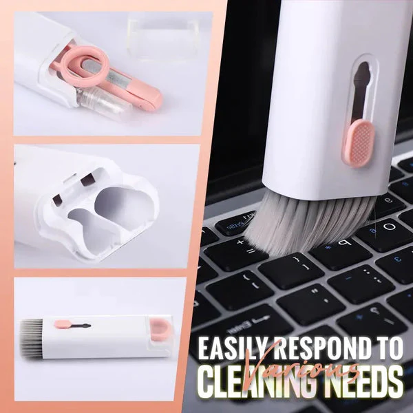7 in 1 Multi Function Keyboard and Mobile Earphone Dirt Fingerprint Removal Cleaning Kit with Box - Image 3