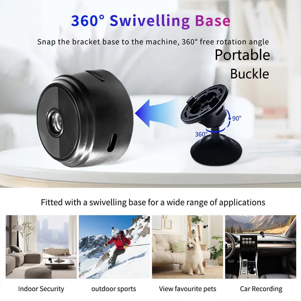 A9 Security Camera 1080P HD with Wireless monitoring - Image 4