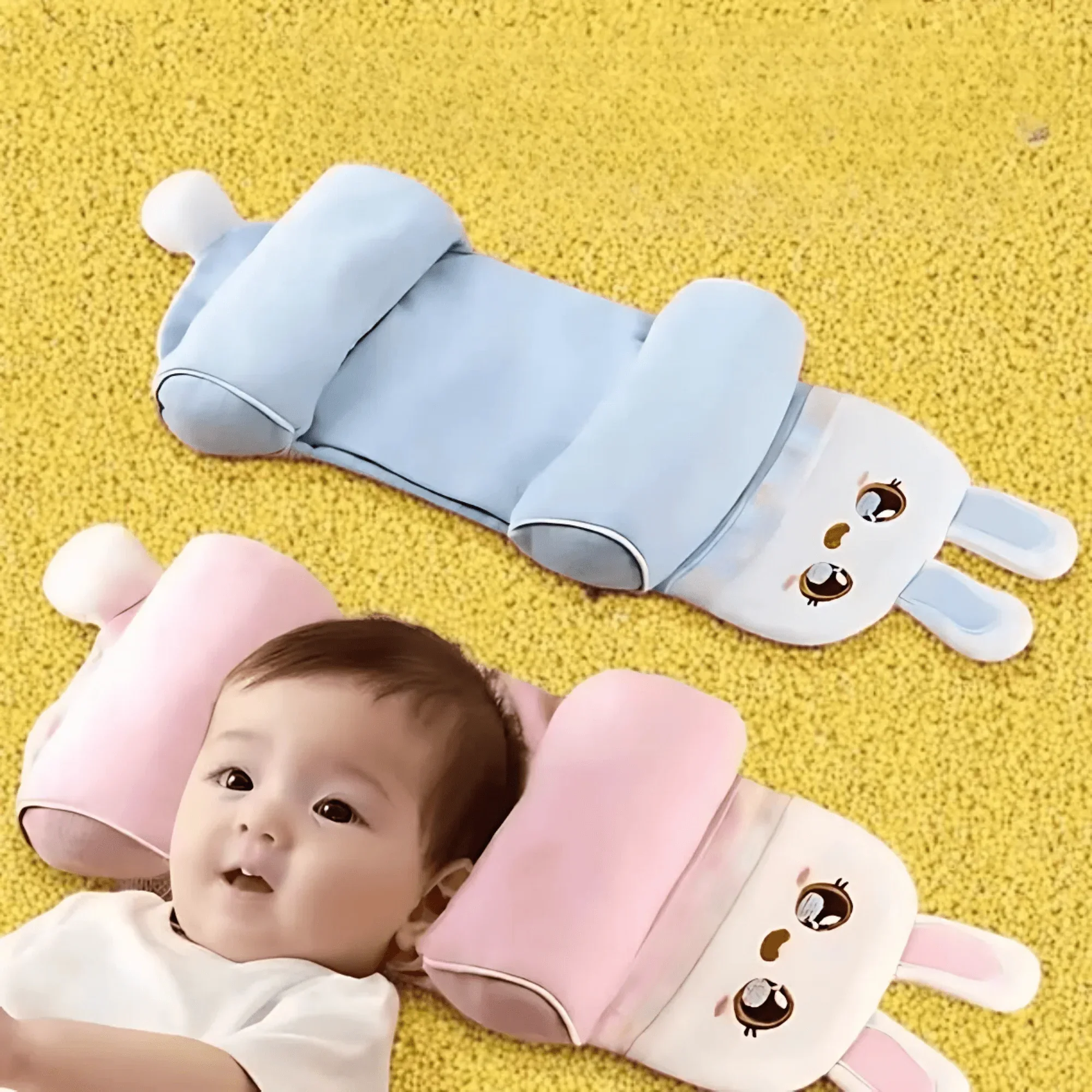 Adjustable Newborn Baby Head Shaping Pillow – Anti Flat Head Support - Image 6