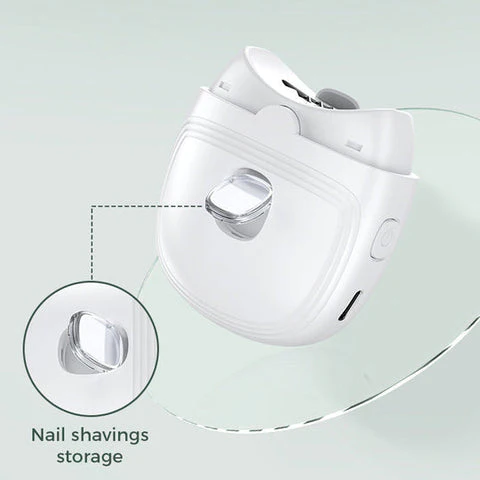 Adjustable USB Rechargeable Anti Pinch Automatic Electric Nail Clipper for Baby and Adult Use - Image 4