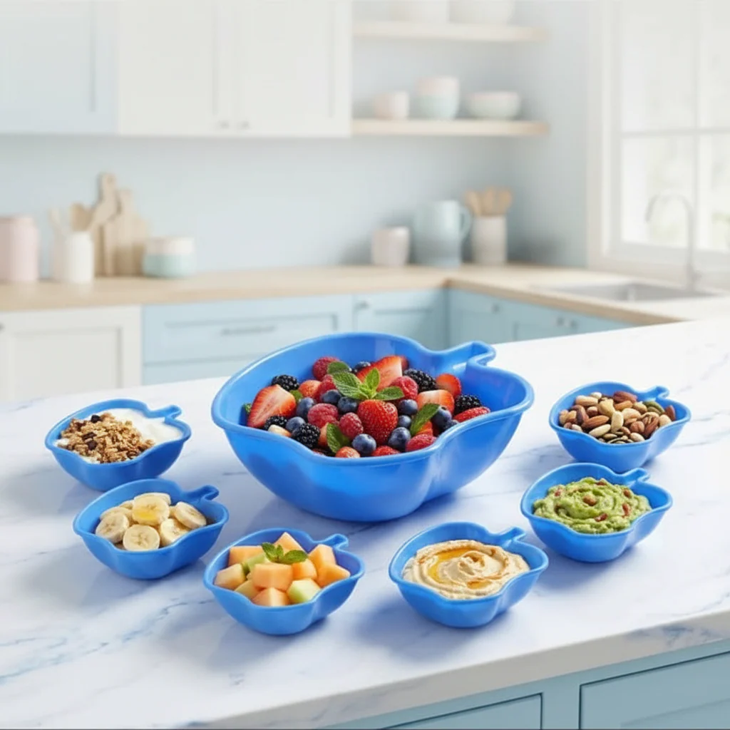 Apple Bowl Set 7 in 1 – Premium Serving Bowls for Snacks, Fruits & Dips - Image 4