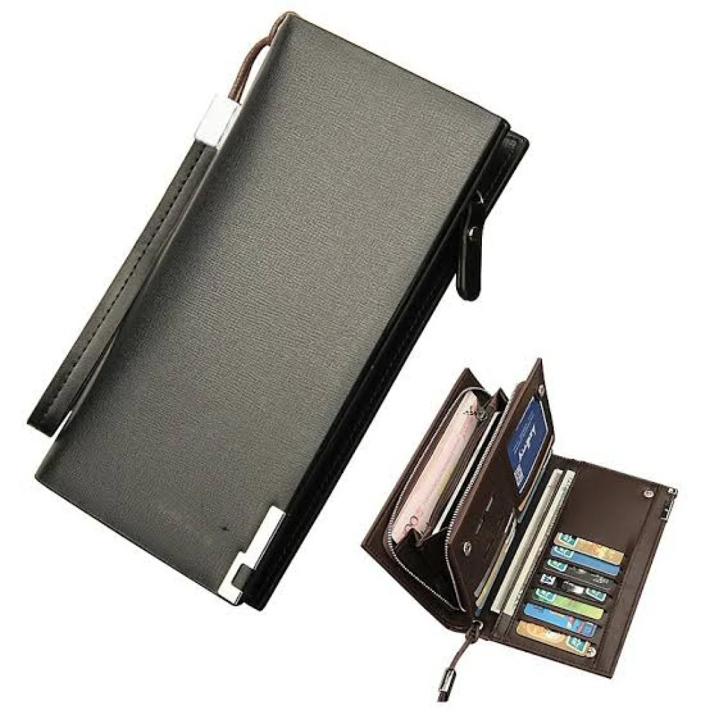 Baellerry Long Leather Wallet for Men - Image 4