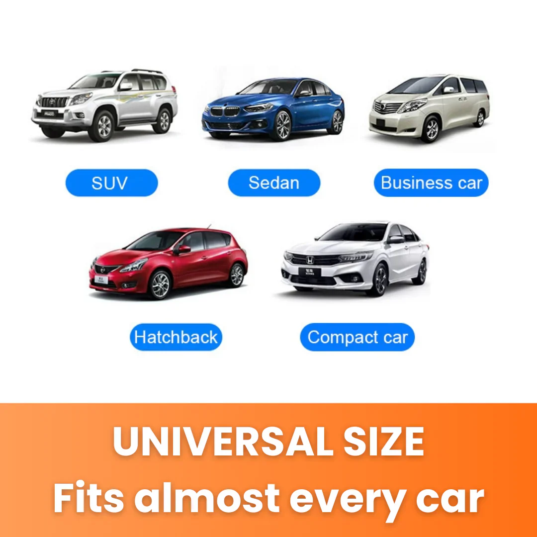 Black ABS Plastic Foldable Universal Car Windshield Sunshade Umbrella for Car Windshield - Image 3