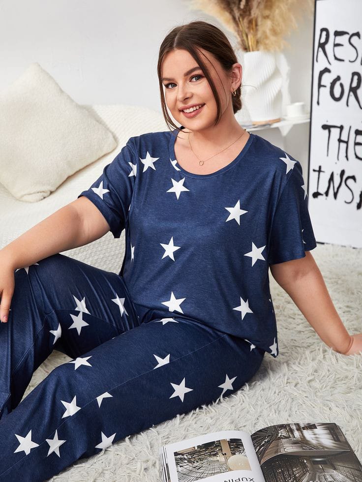 Blue Midnight Stars Nightwear - Image 3