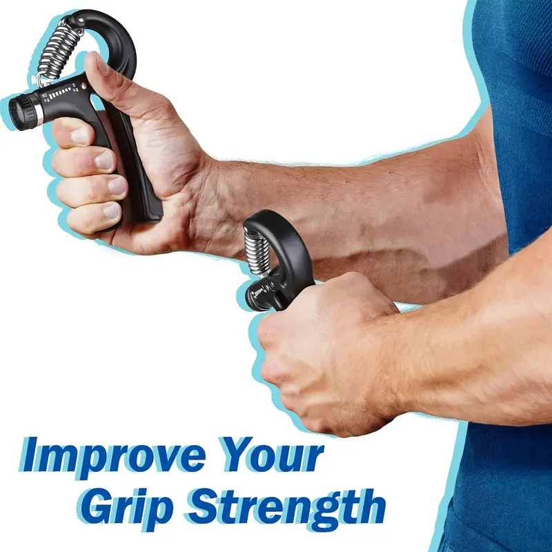 Buy 1 Get 1 Free Adjustable Hand Gripper Resistance Hand Muscle Trainer For Stronger Forearms Exerciser - Image 7