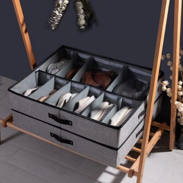 Buy 1 Get 1 Free High Quality Space Saving Shoe Organizers With Hard Foam - Image 3