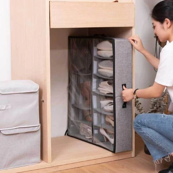 Buy 1 Get 1 Free High Quality Space Saving Shoe Organizers With Hard Foam - Image 8