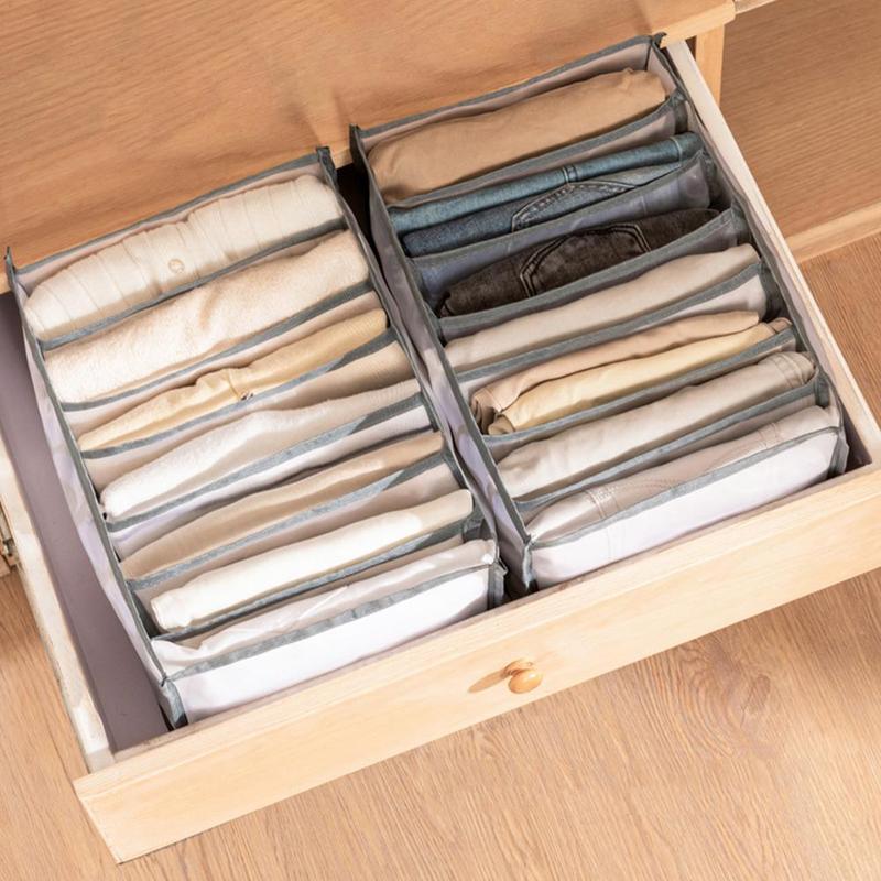 Buy 1 Get 1 Free Offer Jeans & Garments Storage Organizer Foldable Bags - Image 5