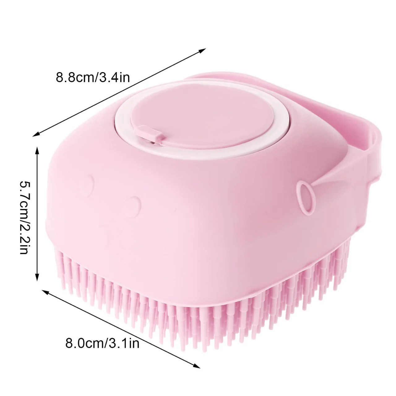 Buy 1 get 1 Free Ultra Soft Magic Silicon Bath and Body Brush with Soap Dispenser Scrubber - Image 7