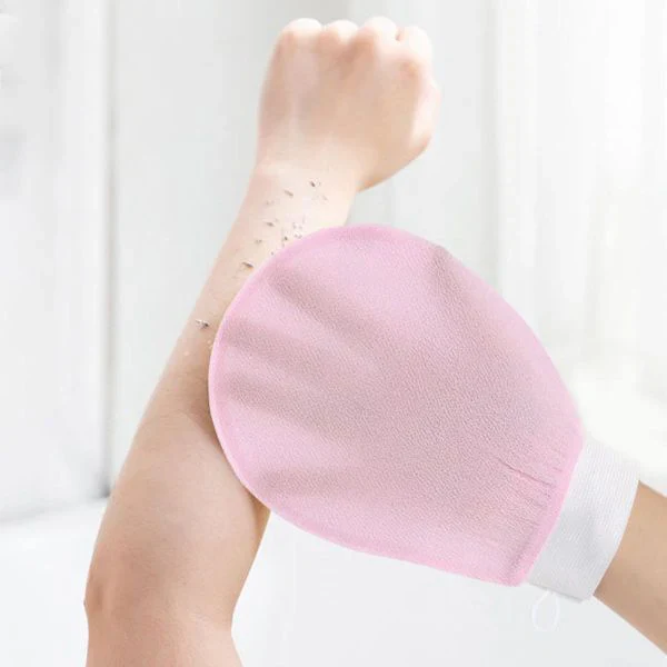 Buy 1 get 2 Free Exfoliating Gloves Bath Washcloth Scrub Mitt for Body – Reveal Your True Glow! - Image 4