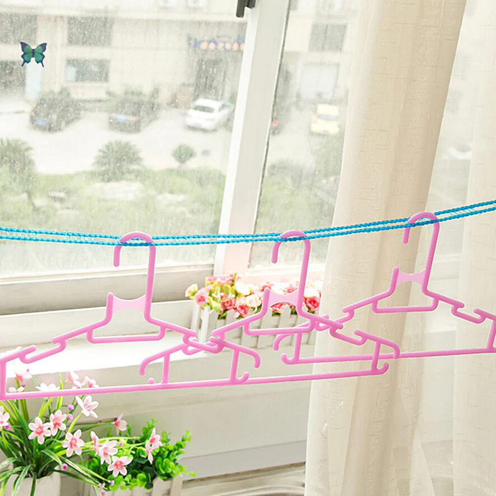 Buy 1 Get 2 Free Offer 3 Pcs Wind Proof Non Slip Nylon Hanging Drying Rope Clothes washing line with full size of 5 Meters in Rs 699 - Image 6