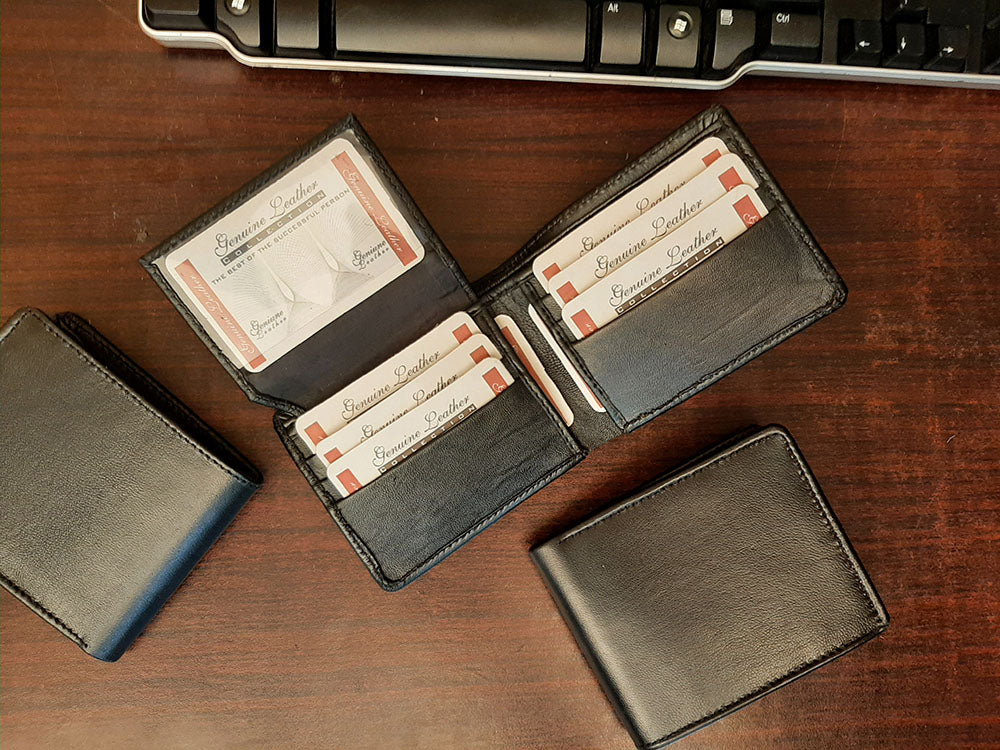 Buy 1 Get 2 Free Pure Sheep Leather Wallets for Men with 12 Pockets - Image 8