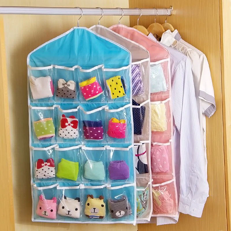 Buy 2 Get 2 Free 16 Pockets Hanging Storage Bags Organizer 4 Pcs - Image 6