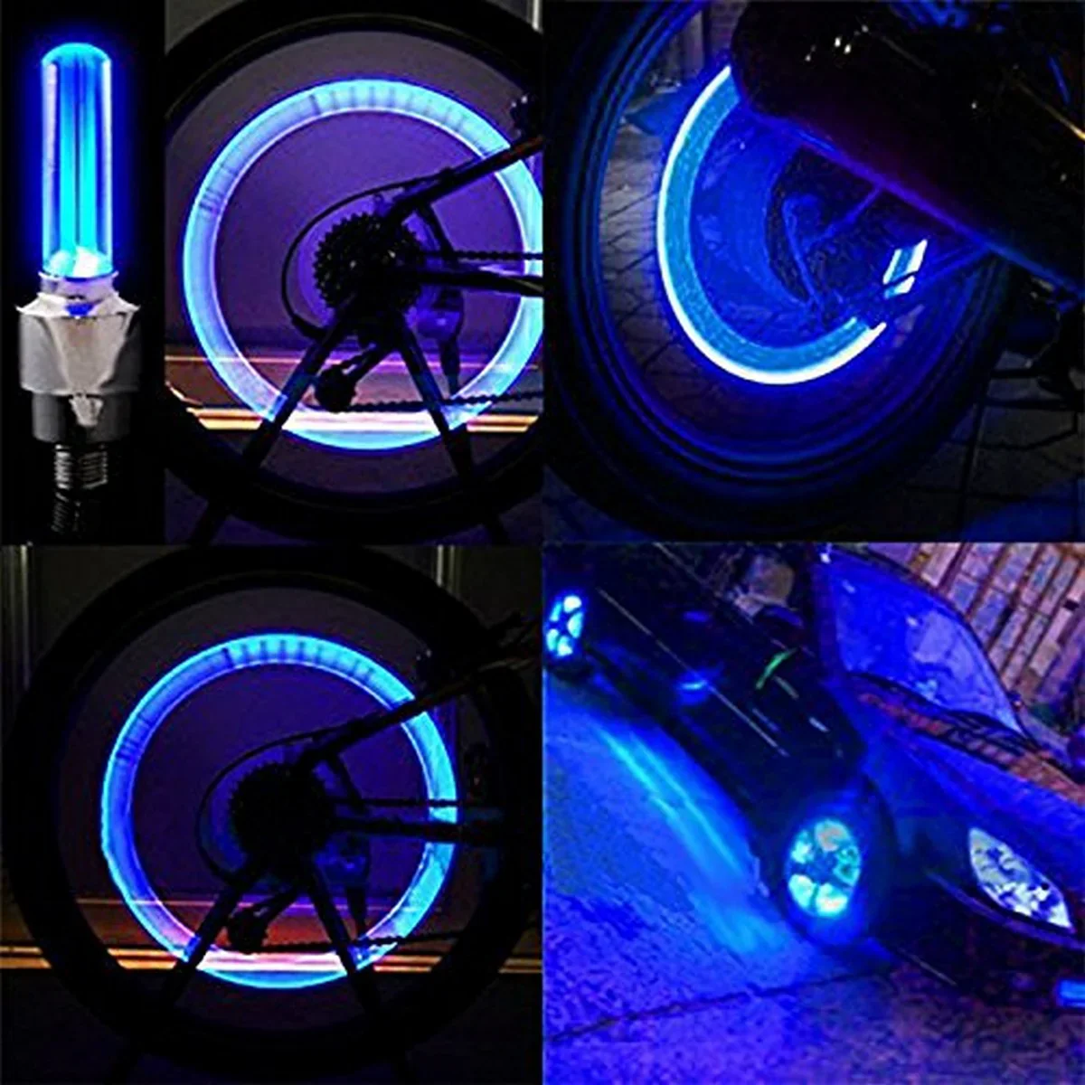 Car Wheel LED Light Motorcycle Bike Light 2PCS - Image 2