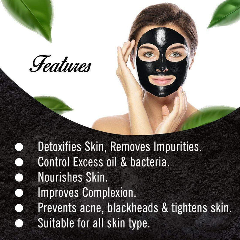 Pack of 2 Charcoal Anti-Blackhead Peel off Mask for Remove Acne Blackheads (2 Pcs) - Image 4