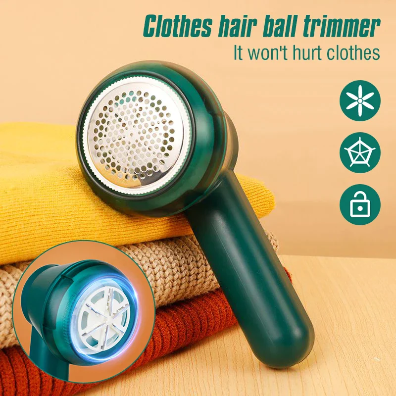 Cloth Lint Remover Wireless & Rechargeable Hairball Trimmer For Fuzz Clothes and Sweater's Spool Shaver Machine - Image 2