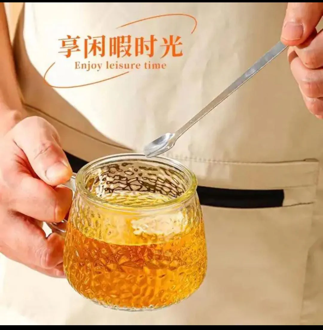 Cute and Creative Heat Resistant Bear Glass Tea Cup Coffee Milk Drinking Set with Lid and Straw in just Rs 899 - Image 4