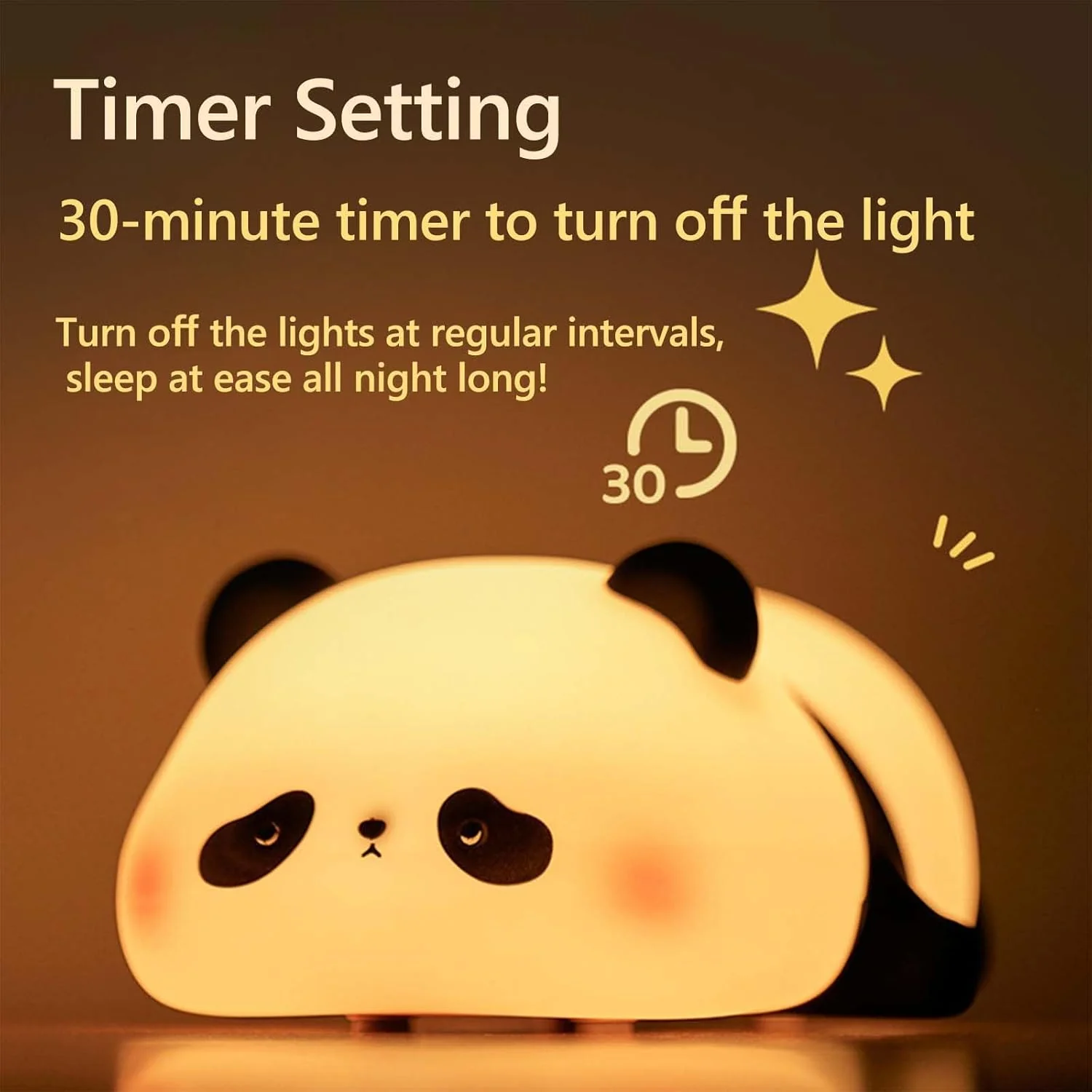 Cute Panda Squishy Animal Night Lamp - Image 4