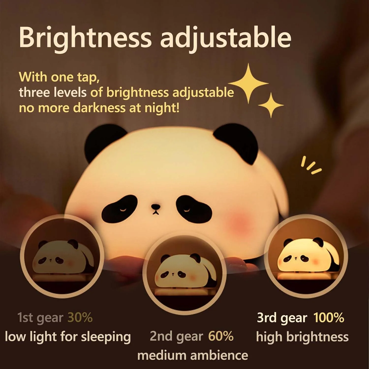 Cute Panda Squishy Animal Night Lamp - Image 8