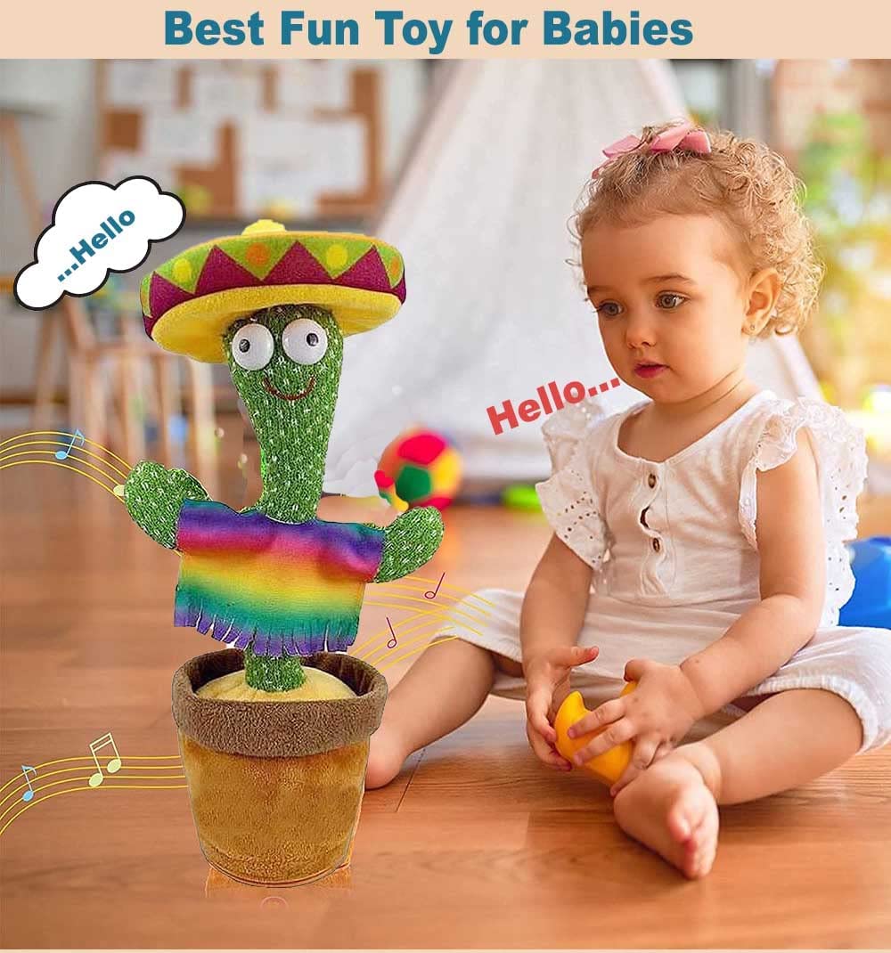 Dancing Shaking Cactus Toy with Recording and Singing of Songs - Image 4