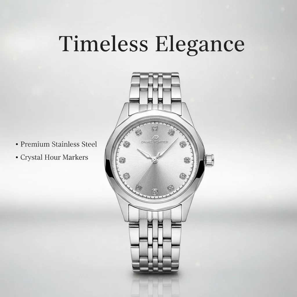 Danel Imperial Silver Women Watch