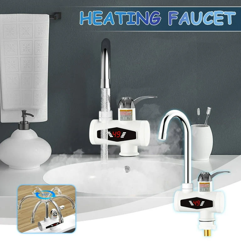 Tankless Electric Instant Tap Hot Water Heater Faucet For Kitchen Use - Image 7