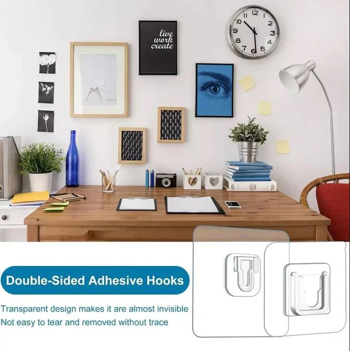 Double Sided Adhesive Wall Hooks 12 Pcs 1299 - Image 5