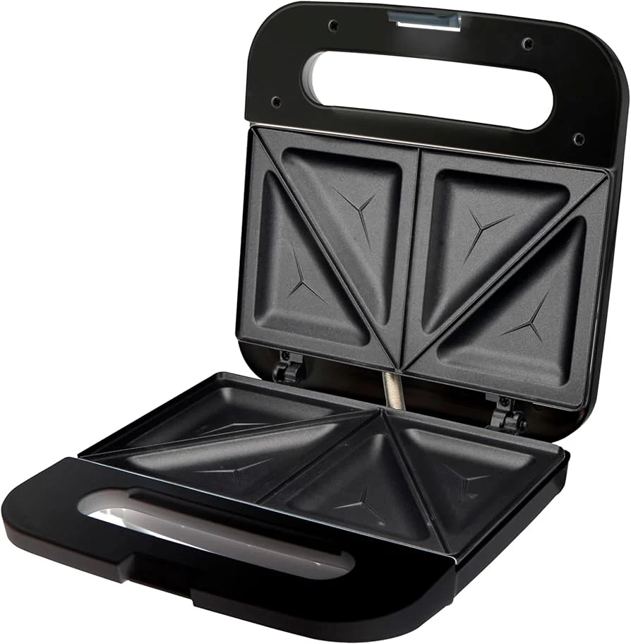 Double-sided Heating Electric Sandwich maker with Non-stick coating plate with Indicator Lights and Cool Touch Handle Perfect For Cooking Breakfast - Image 3