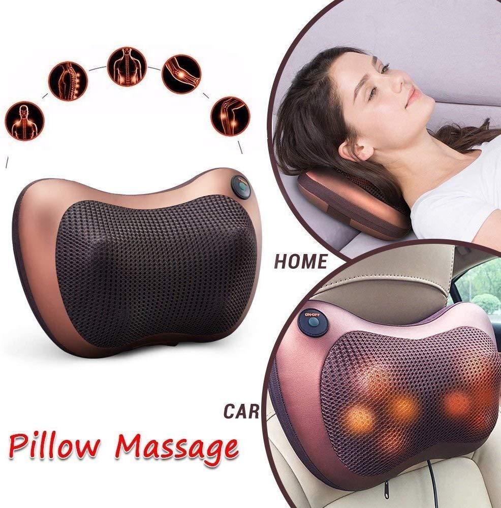Electric Massager Pillow with Heating Function For Pain Relief and Neck / Back Relaxation - Image 3