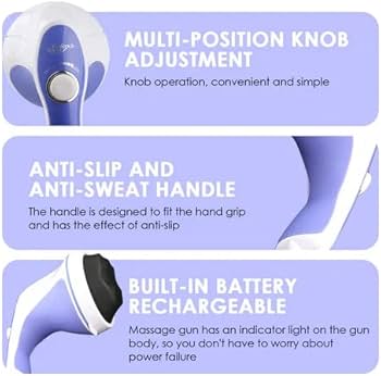 Electric Relax and Spin Tone Handheld Full Body Massager For Men and Women Use - Image 9