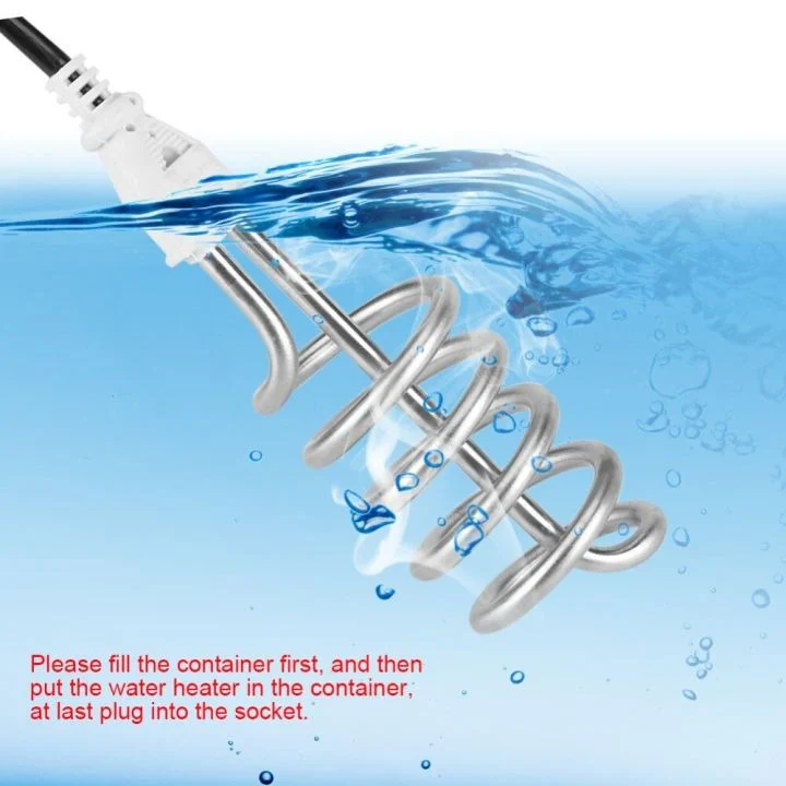Electric Water Heating Rod for Heating Water in container like Bucket Basin Bath tub mini inflatable Swimming Pool and More - Image 13