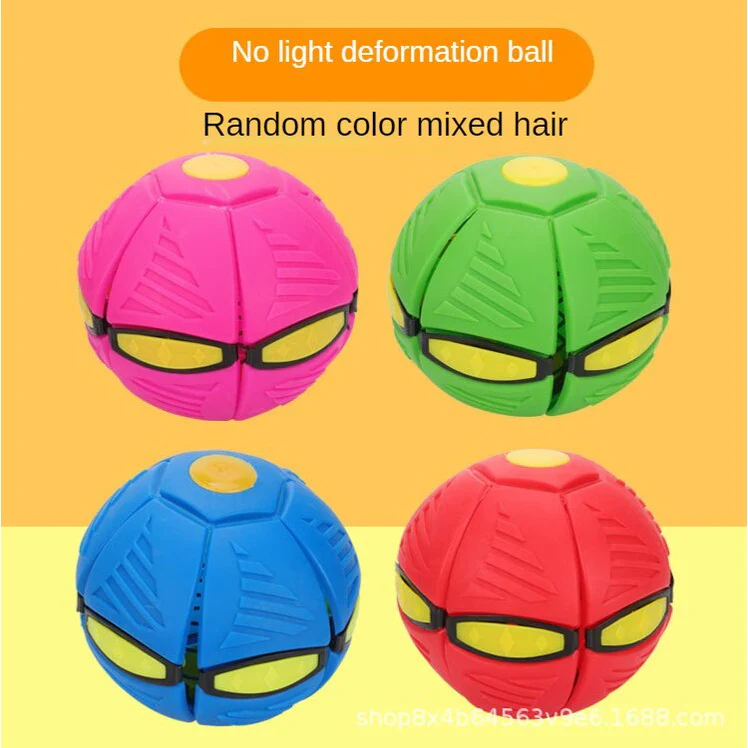 Flying Saucer Magic Deformation Ball with LED Light Flying Toy for Kids - Image 4