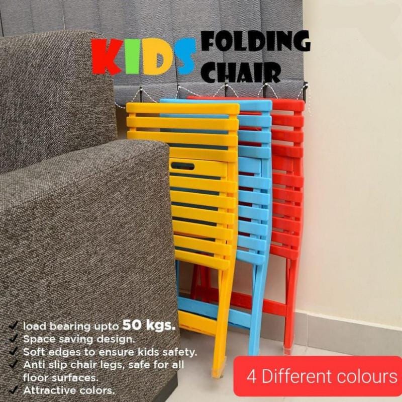 Plastic Foldable Chair and Table For Kid Use In Home and Outdoor - Image 3