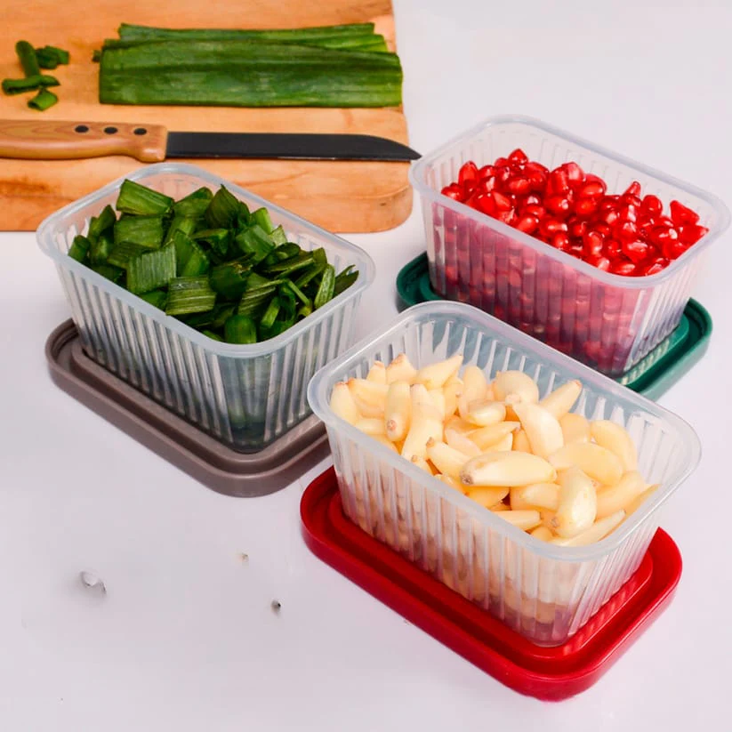 (Pack of 6) Mini Crinkle Food Container and Storage Box For Home and Outdoor Use - Image 2
