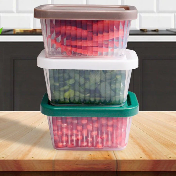 (Pack of 6) Mini Crinkle Food Container and Storage Box For Home and Outdoor Use - Image 4