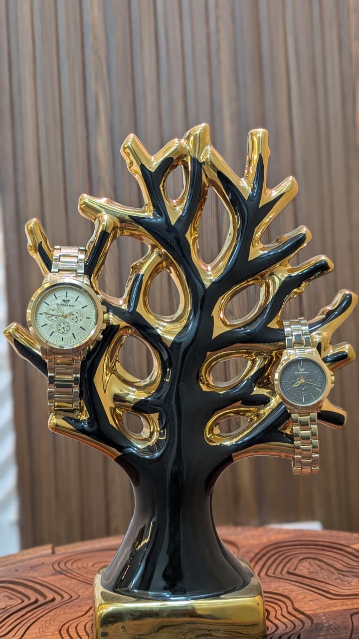 Gold TimeBond Couple Watches - Image 8