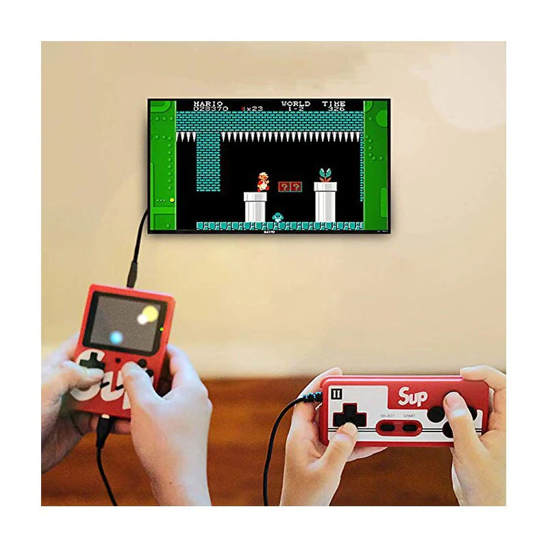 Handheld SUP Retro Game Box Console with Dual Controller and Built-in 400 in 1 Games - Image 6