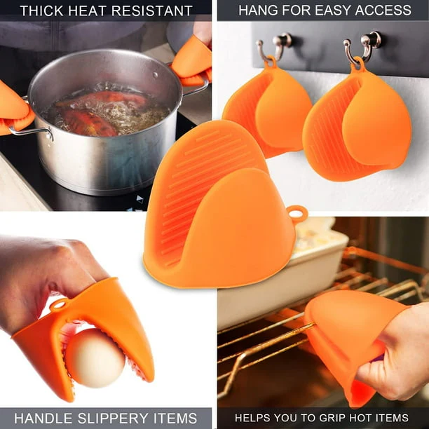 Heat Resistant Silicone Hot Pot Holder Pair - Image 3