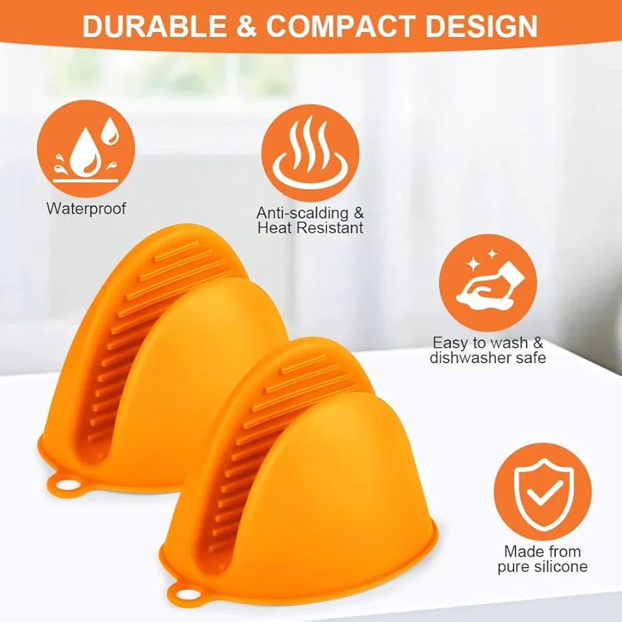 Heat Resistant Silicone Hot Pot Holder Pair - Image 4
