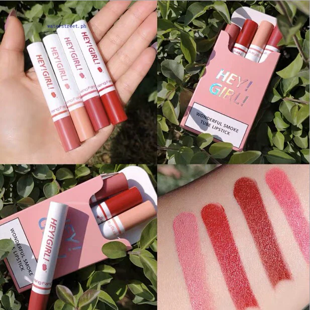 Hey Girl Lipstick Pack of 4 – Matte Collection - Image 3