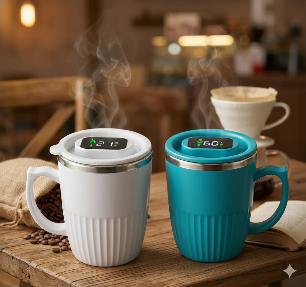 Hot n Cold LED Temperature Mug with Imported Stainless Steel - Image 7