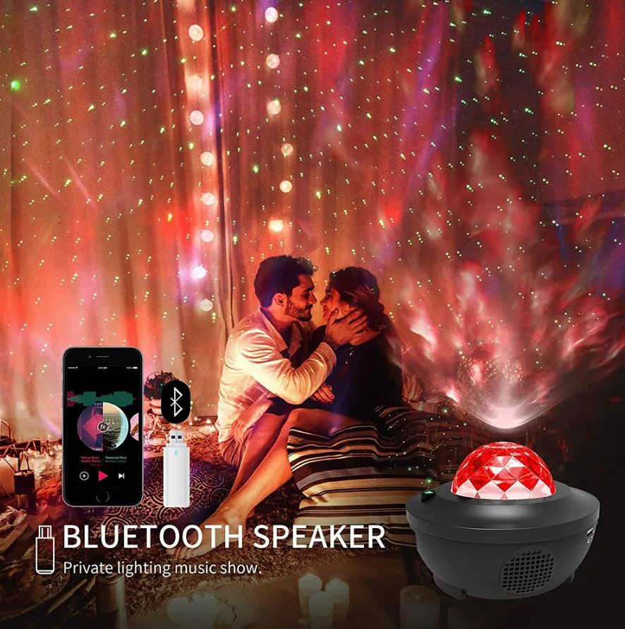 Imported Color Full Light Galaxy Sky Projection Lamp with Built in Loud Speaker Bluetooth USB RGBW Rs 4799 - Image 6